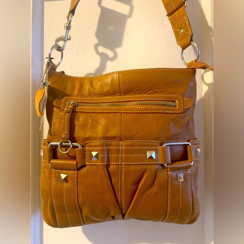 Brand NEW Genuine leather "Angie & Lola"  cross body bag